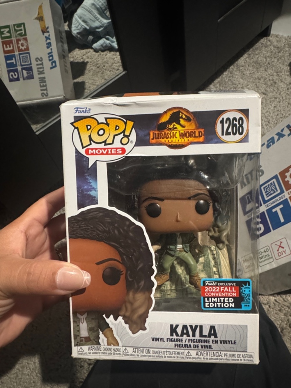 Kayla from Jurassic world Funko pop